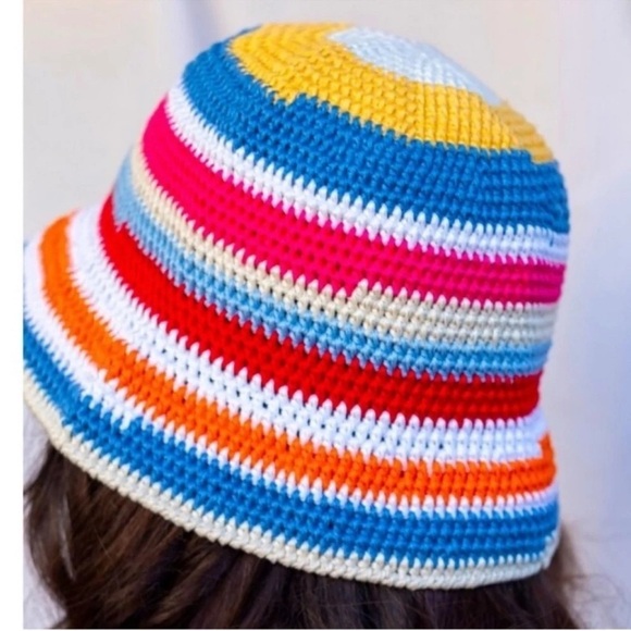 Bucket Hat Crochet Fisherman Hat Unisex Handmade - Picture 1 of 8